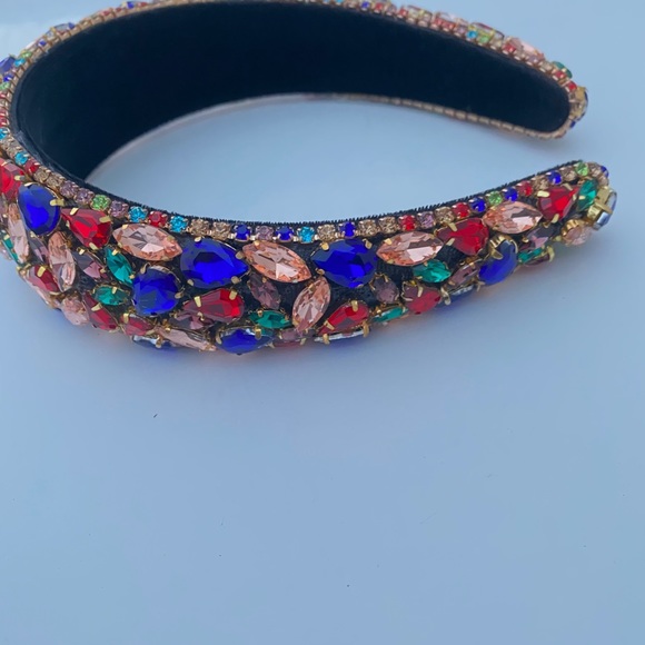 Bossed up blinged out rhinestone headband …Tis the Season main image 13